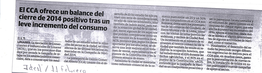 Noticia 11 de febrero Ideal Jaén