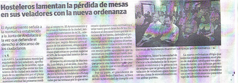 noticia prensa. Jaén 8 mayo