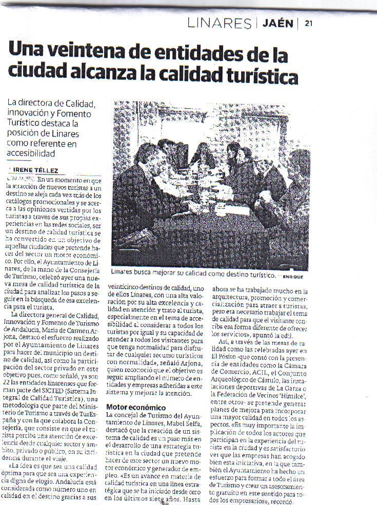 Noticia Diario Jaén 30 oct