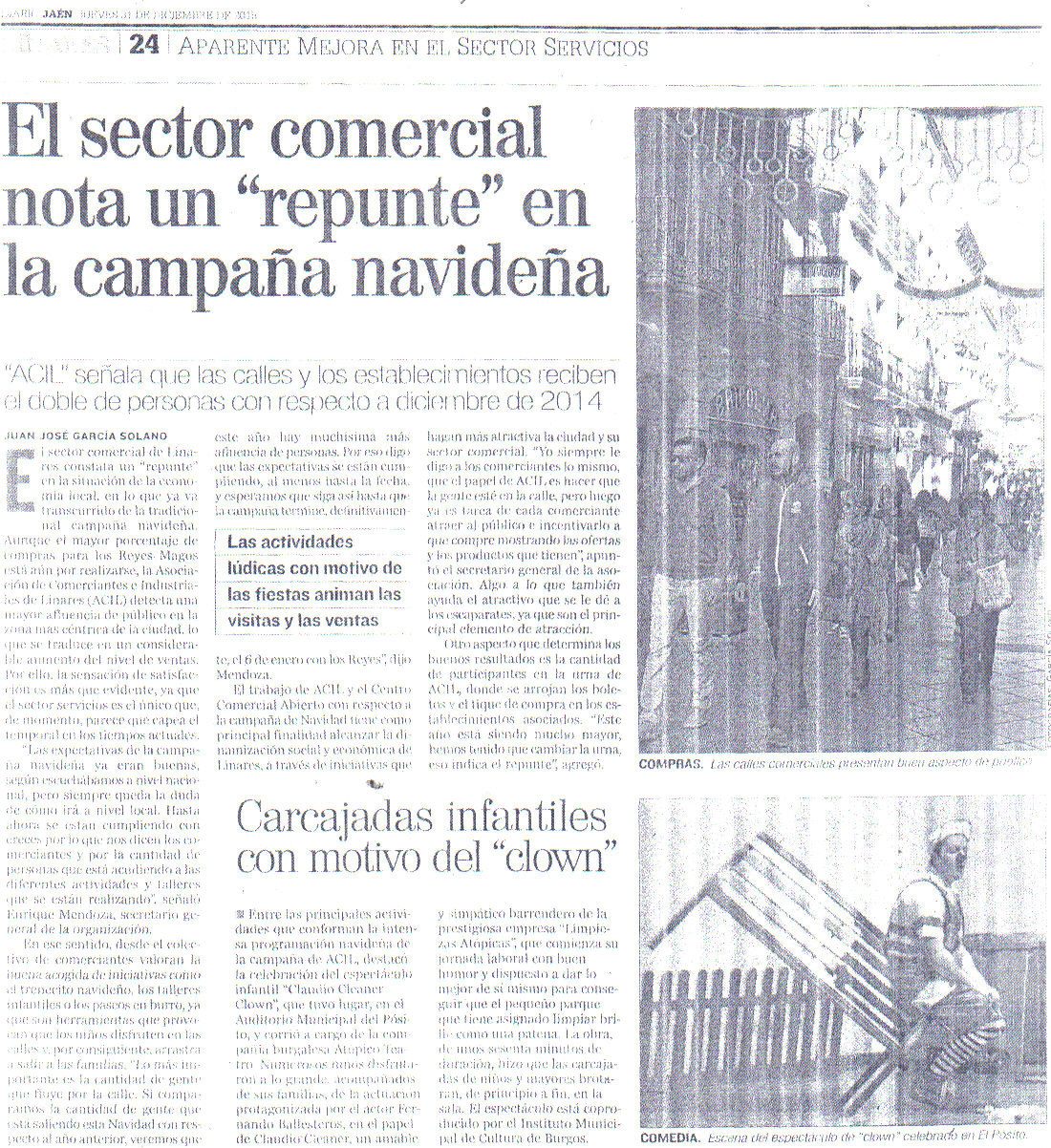 Prensa Diario jaén 31 dic