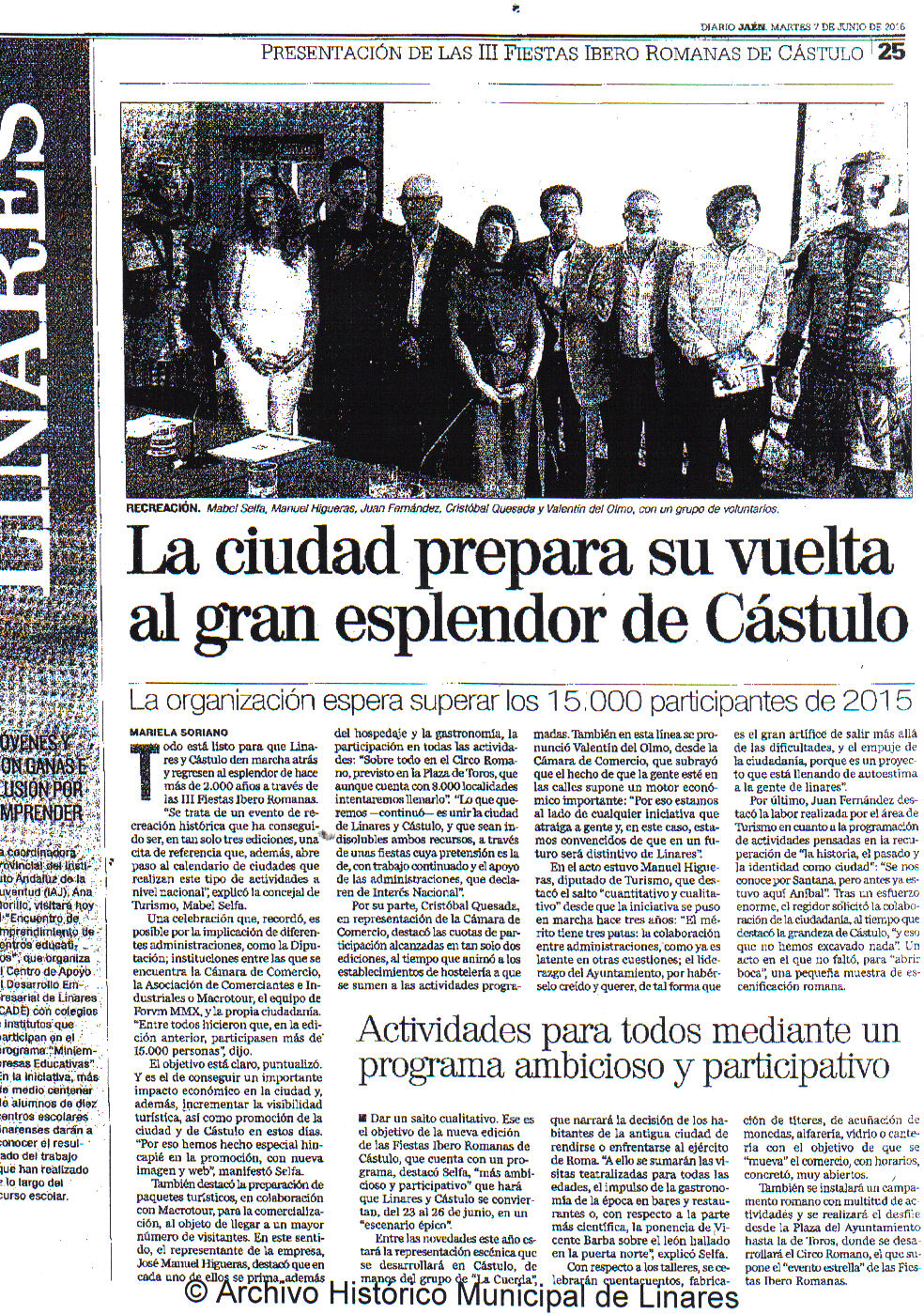 prensa Diario Jaén 7 de junio