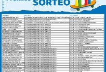 Listado de premiados as Sorteo Campaña Vuelta al Cole