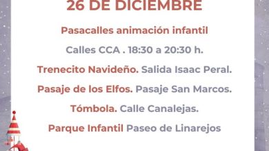 Actividades del día 26 de Diciembre