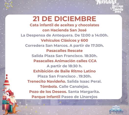 Actividades del día 21 de Diciembre